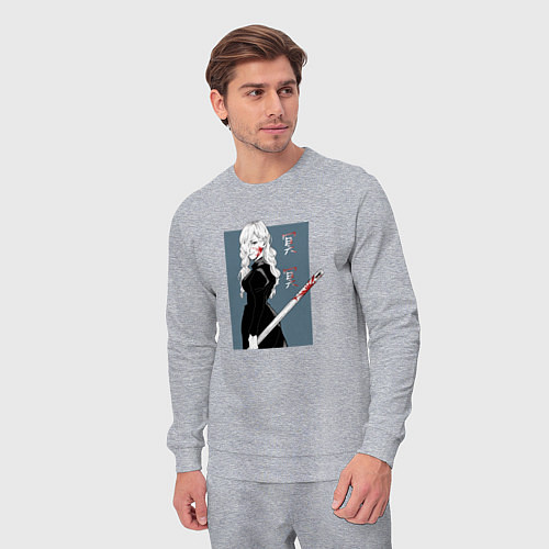 Мужской костюм Wonderful Mei Mei / Меланж – фото 3