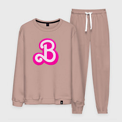 Костюм хлопковый мужской Б - значит Барби, цвет: пыльно-розовый