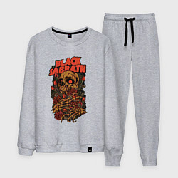 Костюм хлопковый мужской Черный саббат, цвет: меланж
