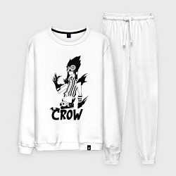 Костюм хлопковый мужской Crow- Аниме Bakuman, цвет: белый