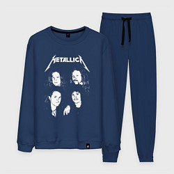 Костюм хлопковый мужской Metallica band, цвет: тёмно-синий