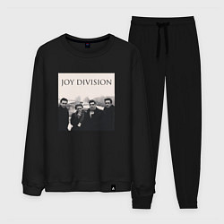 Костюм хлопковый мужской Тру фанат Joy Division, цвет: черный