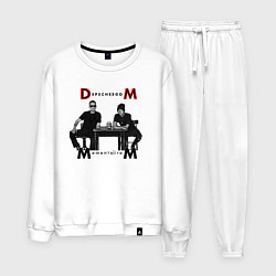 Костюм хлопковый мужской Depeche Mode 2023 Memento Mori - Dave & Martin 02, цвет: белый