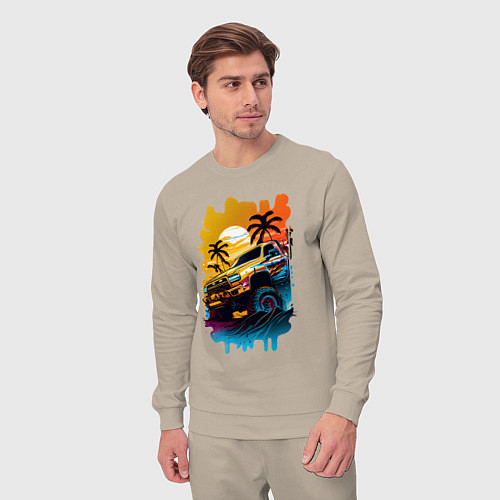 Мужской костюм Монстр трак / Миндальный – фото 3