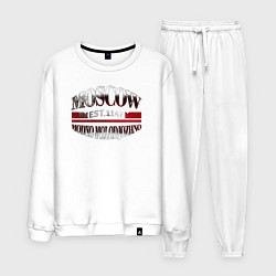 Костюм хлопковый мужской MoMo - Москва, цвет: белый