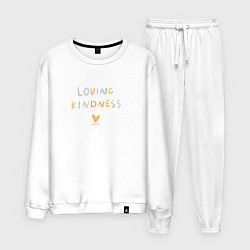 Мужской костюм С надписью - любящая доброта