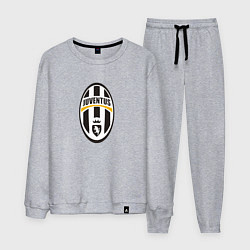 Костюм хлопковый мужской Juventus sport fc, цвет: меланж