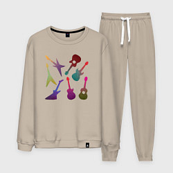 Мужской костюм Цветные гитарки