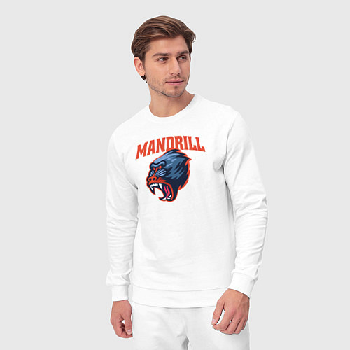 Мужской костюм Мандрил / Белый – фото 3