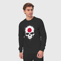 Костюм хлопковый мужской Череп Япония, цвет: черный — фото 2