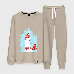 Мужской костюм Лама - альпака в шапочке