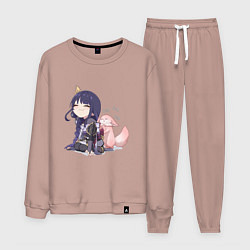 Мужской костюм Шогун Райден и лисичка Мико