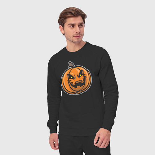 Мужской костюм Pumpkin Halloween / Черный – фото 3