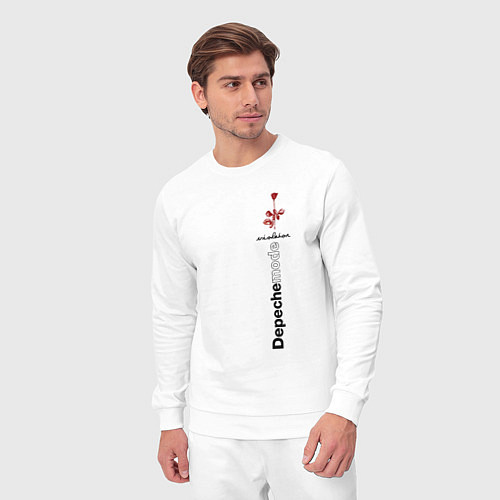 Мужской костюм Depeche Mode - Роза Violator / Белый – фото 3