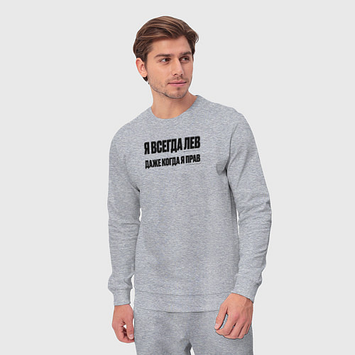 Мужской костюм Лев или прав / Меланж – фото 3