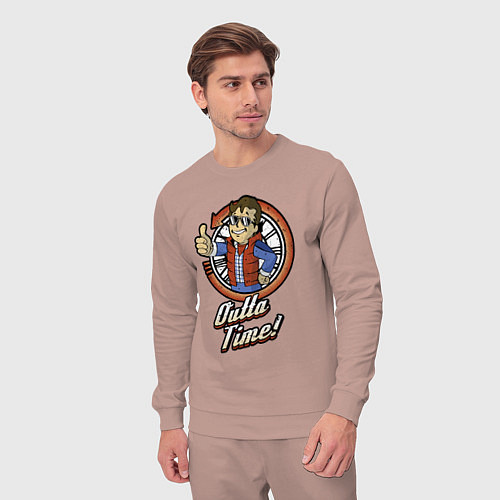 Мужской костюм Vault future / Пыльно-розовый – фото 3