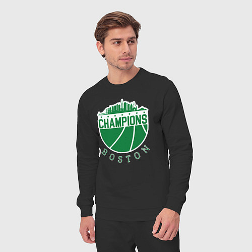 Мужской костюм Boston champions / Черный – фото 3