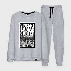 Костюм хлопковый мужской Vince Carter, цвет: меланж