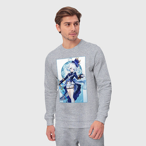 Мужской костюм Фурина - Геншин импакт / Меланж – фото 3