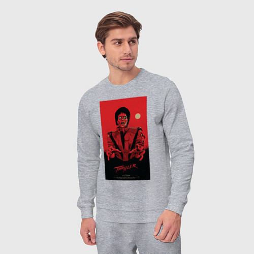 Мужской костюм Michael Jackson - thriller / Меланж – фото 3