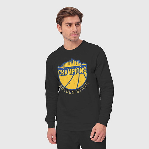 Мужской костюм Champions Golden State / Черный – фото 3