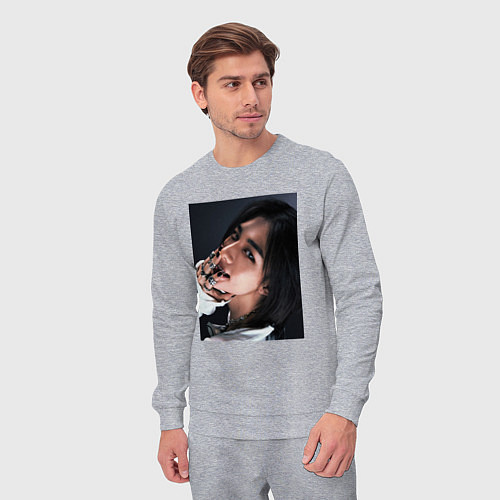 Мужской костюм Hyunjin Rock Star Stray Kids / Меланж – фото 3