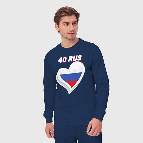 Мужской костюм 40 регион Калужская область / Тёмно-синий – фото 3