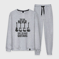 Костюм хлопковый мужской Гитар не может быть очень много, цвет: меланж