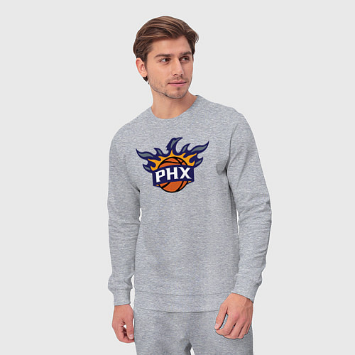 Мужской костюм Phoenix Suns fire / Меланж – фото 3