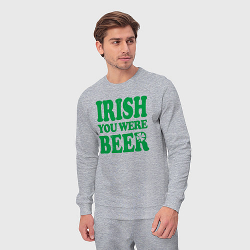 Мужской костюм Irish you were beer / Меланж – фото 3