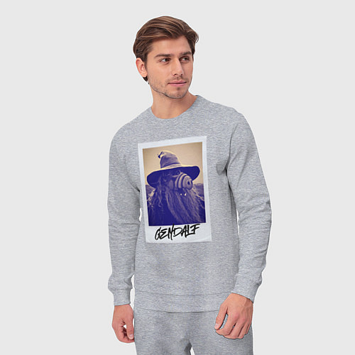 Мужской костюм Гэндальф / Меланж – фото 3