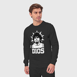 Костюм хлопковый мужской Dios Diego Maradona, цвет: черный — фото 2