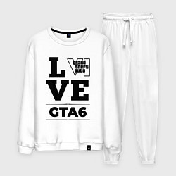 Костюм хлопковый мужской GTA6 love classic, цвет: белый