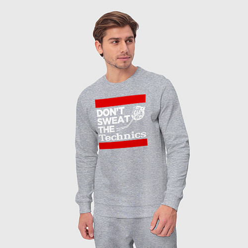 Мужской костюм Dont sweat the Technics / Меланж – фото 3