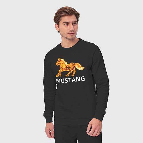 Мужской костюм Mustang firely art / Черный – фото 3