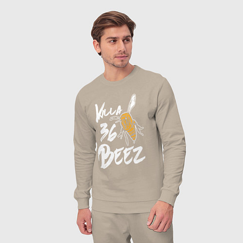 Мужской костюм Killa beez 36 / Миндальный – фото 3