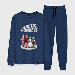Костюм хлопковый мужской Arctic Monkeys clowns, цвет: тёмно-синий