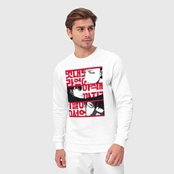 Костюм хлопковый мужской Solo leveling characters, цвет: белый — фото 2