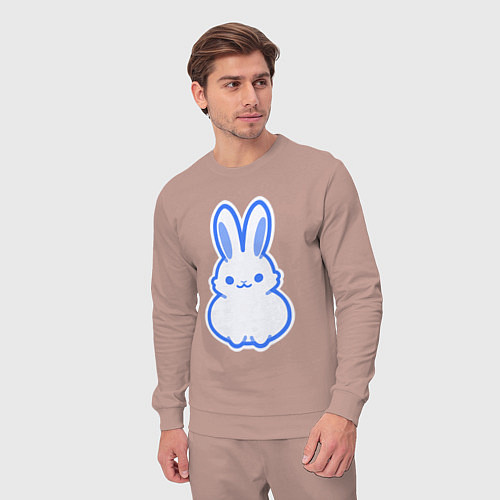 Мужской костюм White bunny / Пыльно-розовый – фото 3