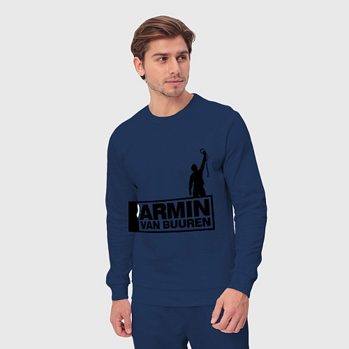 Мужской костюм Armin van buuren / Тёмно-синий – фото 3