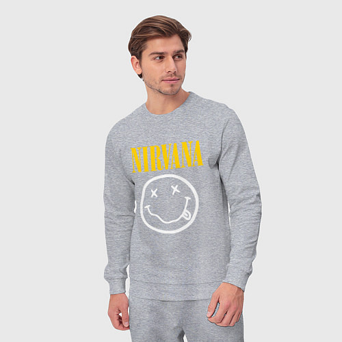 Мужской костюм Nirvana original / Меланж – фото 3