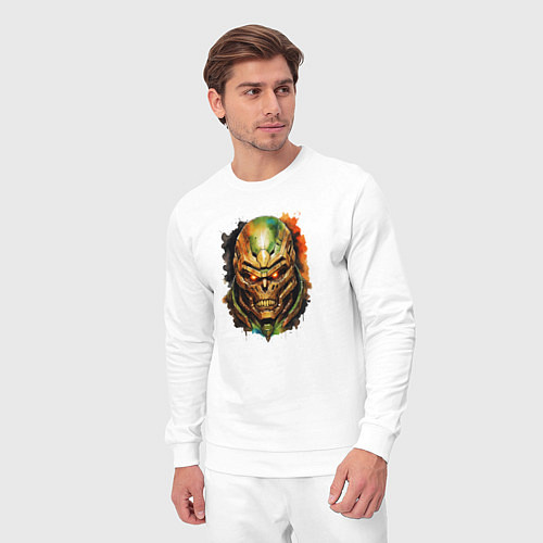 Мужской костюм Doom slayer skull / Белый – фото 3