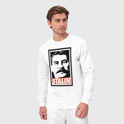 Костюм хлопковый мужской USSR Stalin, цвет: белый — фото 2