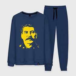 Костюм хлопковый мужской Yellow Stalin, цвет: тёмно-синий