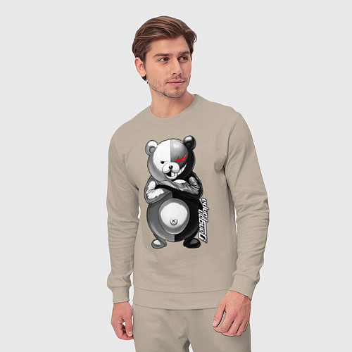 Мужской костюм Монокума - Danganronpa / Миндальный – фото 3