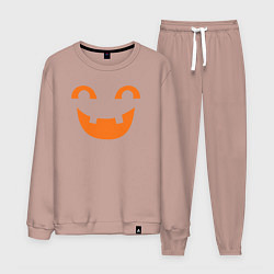 Костюм хлопковый мужской Orange smile, цвет: пыльно-розовый