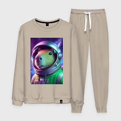 Мужской костюм Портрет бравого космонавта - капибара