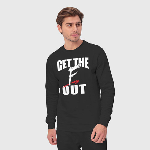 Мужской костюм Wwe Get the F Out / Черный – фото 3