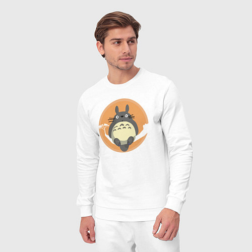Мужской костюм Totoro on the tree / Белый – фото 3
