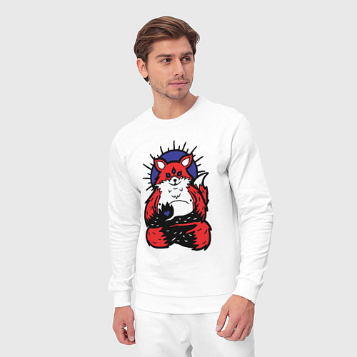 Мужской костюм Fox relax / Белый – фото 3